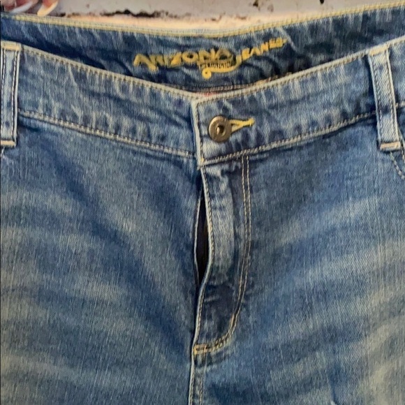 Arizona Womens High Rise 4 Jeans Short Sz 21 - Picture 3 of 5